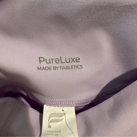 Fabletics Leggings PureLuxe Oasis Capri Hazy Iris NEW! - Picture 9 of 15